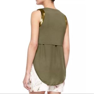 Haute Hippie Tops - Haute Hippie Embellished Cap Sleeve Tank Haute Hippie Tops - Haute Hippie Embellished Cap Sleeve Tank